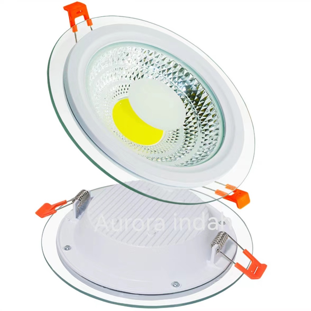 LAMPU DOWNLIGHT LED COB 3WARNA 9W+9W/12W+12W/15W+15WATT/  PUTIH KUNING WARMWHITE /PANEL LED/LAMPU PLAFON