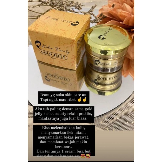 (READY STOK) GOLD JELLY KEDAS BEAUTY 100 % ORI + FREE GIFT-1