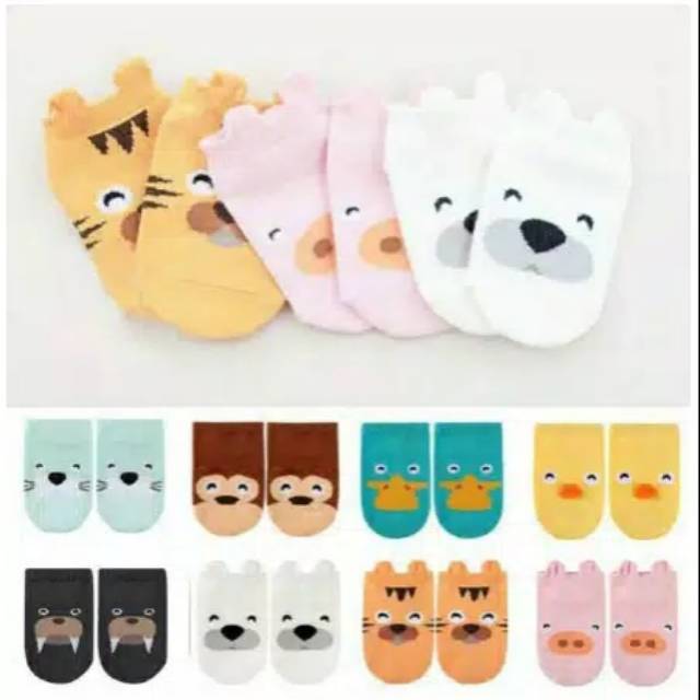 Kaos Kaki Anak Bayi Balita Kaos Kaki Korea Import Kaos Kaki 3D Motif Imut Lucu Murah Harga Grosir HQ