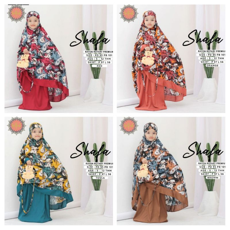 Mukena Shafa Kids || Free Tas lucu