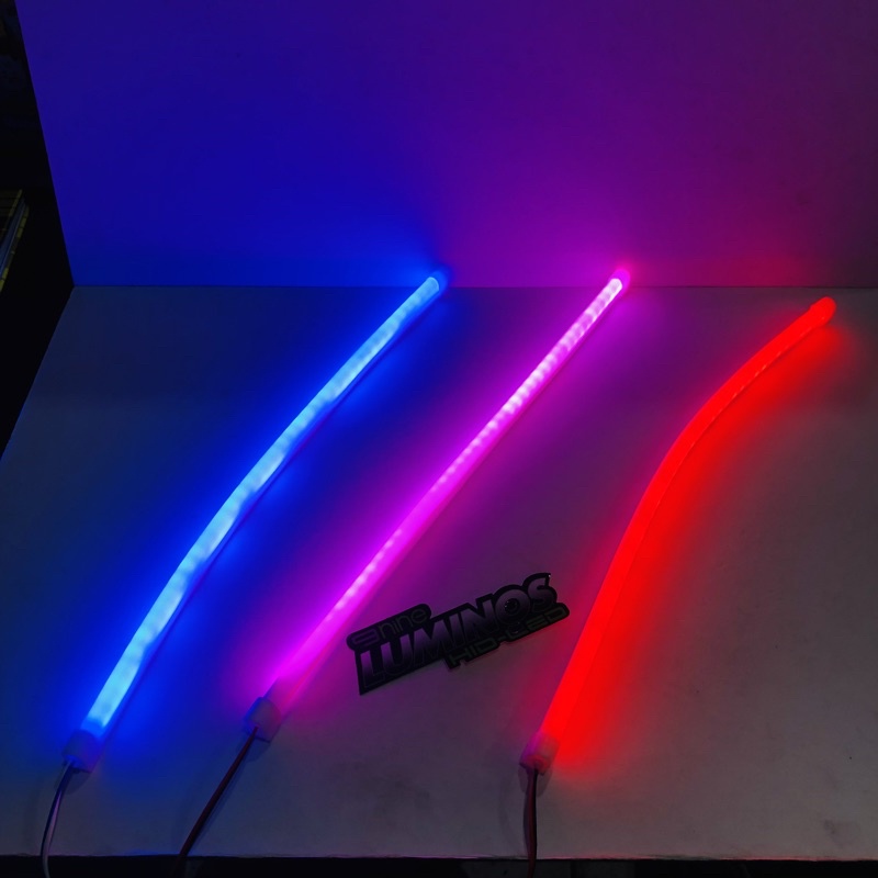 ALIS LAMPU LED 30cm UNGU BIRU MERAH