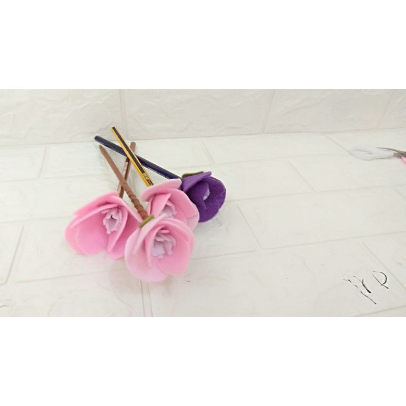 

pensil hias kain flanel pensil lucu hiasan pensil