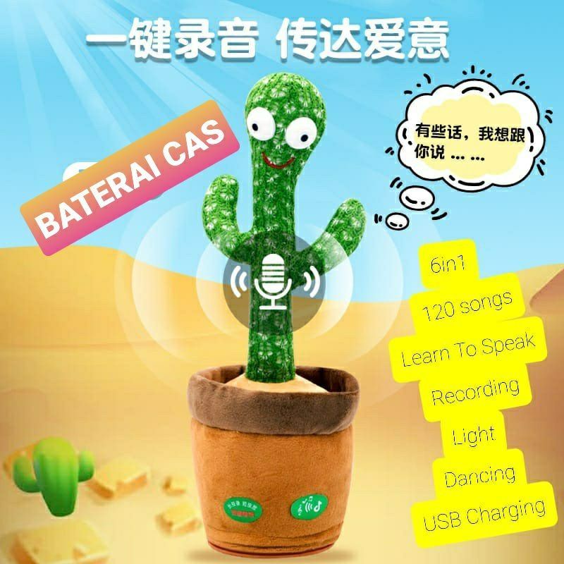 Mainan Boneka Kaktus Dance /Bunga Kaktus Joget 120 Lagu Hits