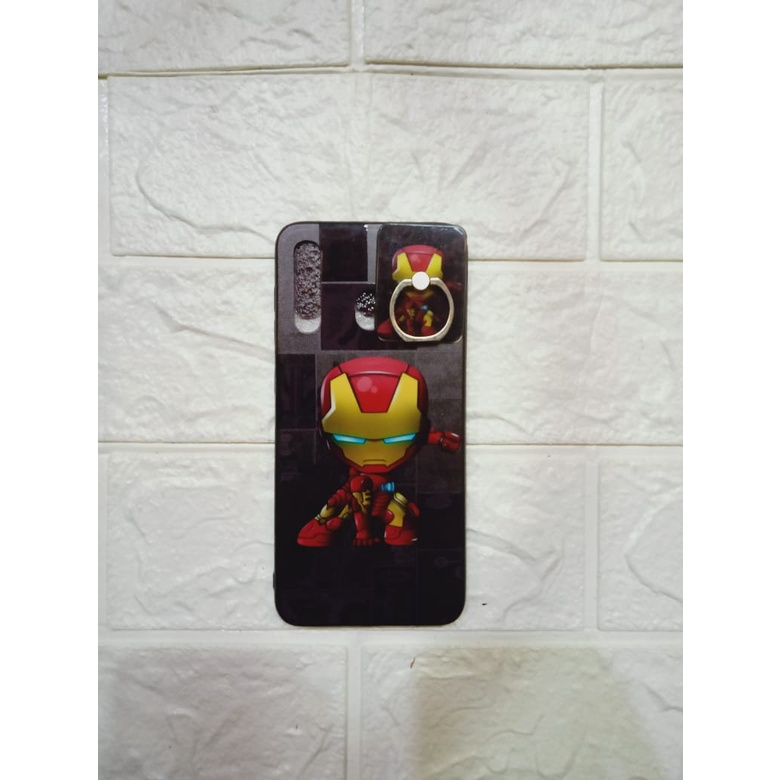 Case Handphone Xiaomi A20+Iring Motif kartun Spiderman, Thor, Ironman, Hulk, Deadpool realpict