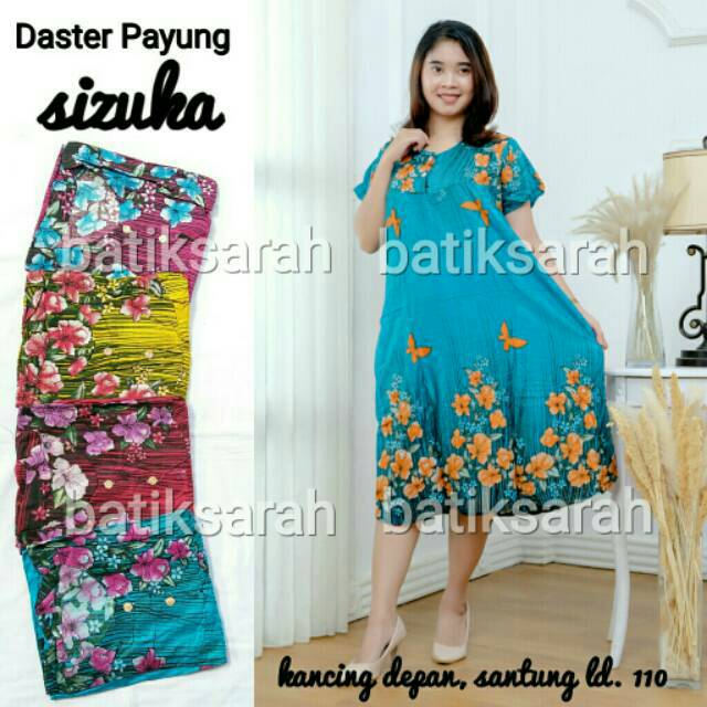Batik Daster Payung Sizuka Fashion Wanita Daster Busui Baju Tidur Bumil Daster Wanita Daster Batik