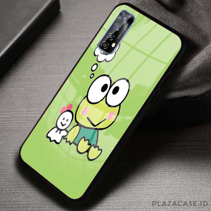 [K42] SoftCase Glass Keropi For Oppo Vivo Xiaomi Samsung Iphone Realme y30 y50 y15 y17 y91c y91 y19