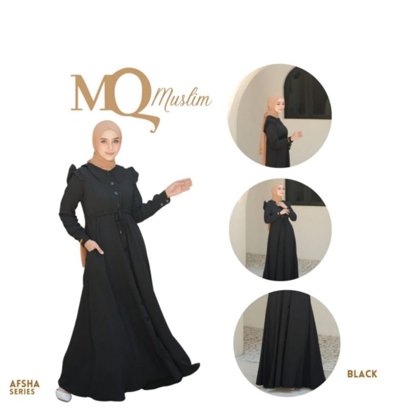 Gamis Afsha by MQ muslim // Gamis murah meriah // gamis set pashmina )/ ORI MQ MUSLIM
