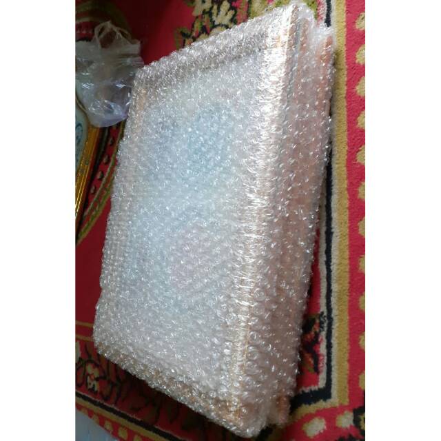 

Biaya packing buble wrap + sterofoam