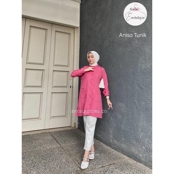 TUNIK ANISA/ATASAN WANITA FIT TO XL