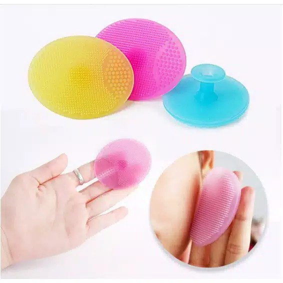 SILIKON PEMBERSIH WAJAH - SILICONE WASHING PAD FACIAL EXFOLIATING BLACKHEAD