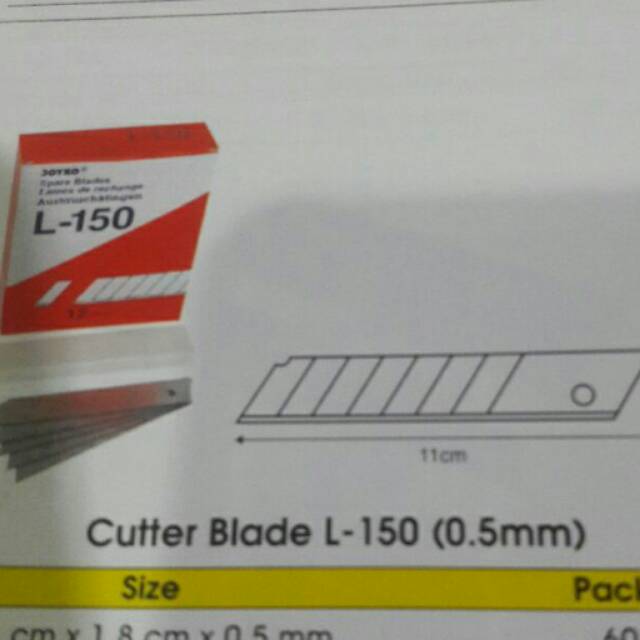 

Refill Cutter Joyko besar L-150