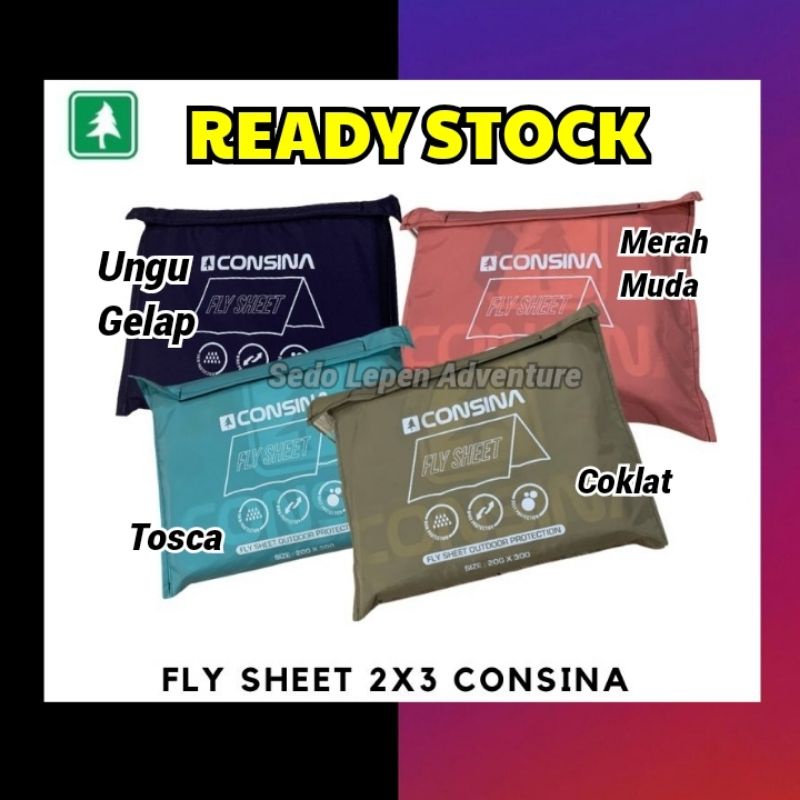 FLYSHEET CONSINA 2X3 M I BIVAK I TENDA DARURAT