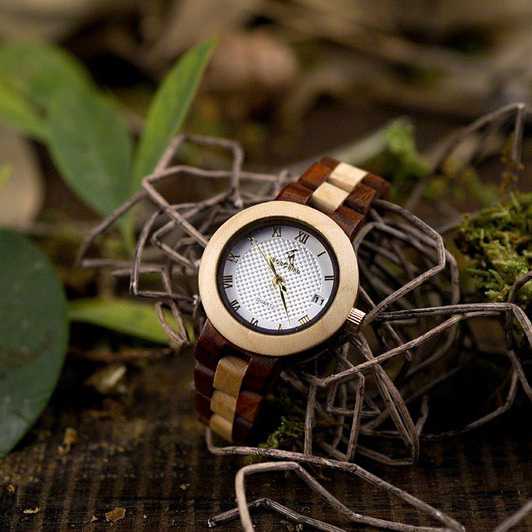 Jam Tangan Wanita Analog Kayu BOBO BIRD  - M19