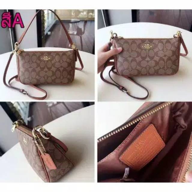 Coach top handle signature