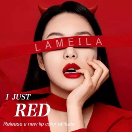 LAMEILA I Just Red Edition Matte Lipstik/ Lipstik Bibir DJ 2026