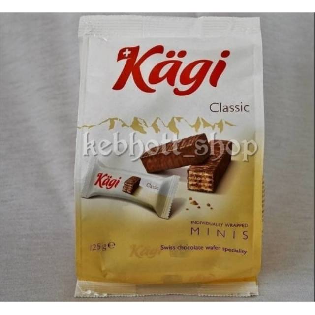 

Kagi Chocolate mini bag Classic Choco Wafer 125 gr