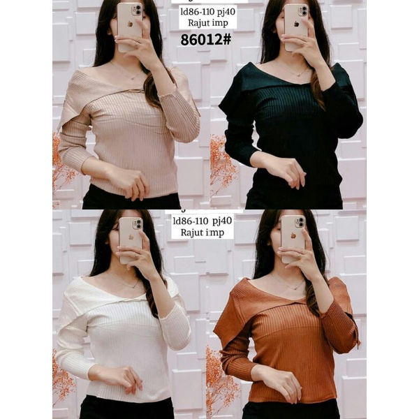 ATASAN RAJUT PREMIUM IMPORT 86012#