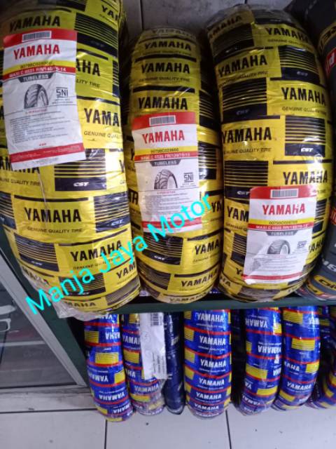 Ban tubeless depan Yamaha genuine 120/70-14 for Aerox/Aerox New  Keluaran PT. Yamaha Indonesia