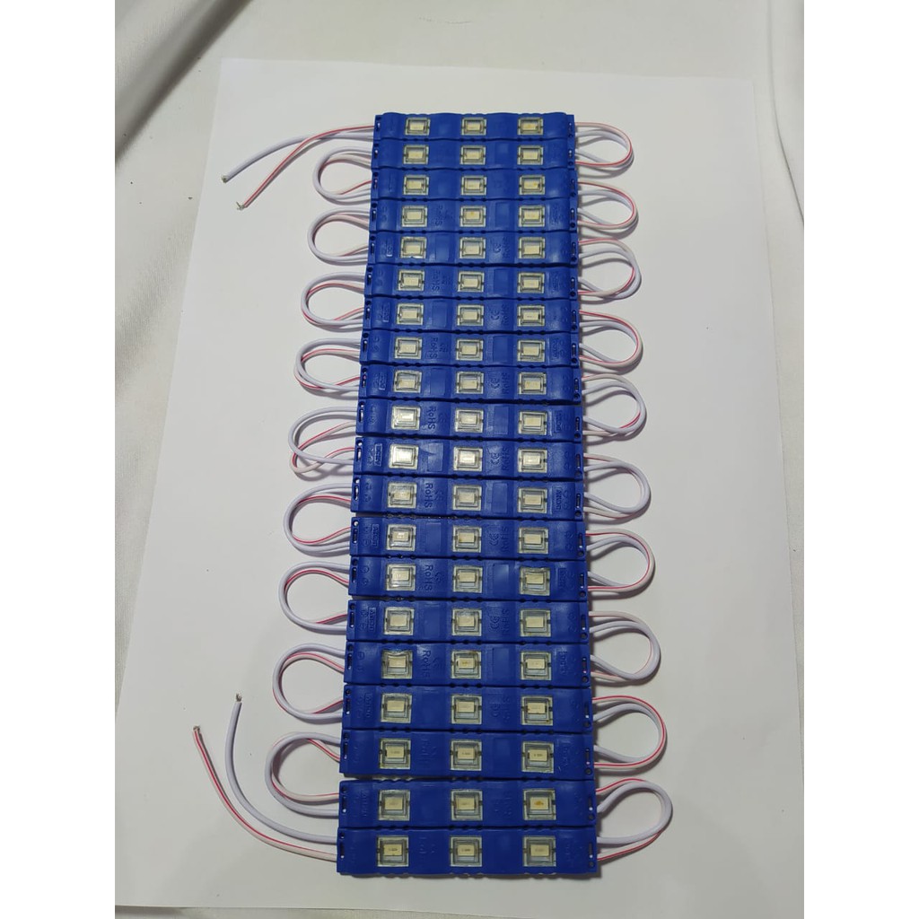 Lampu LED Modul Strip SMD 5630 5730 3Mata Kecil 12 Volt WATERPROOF Untuk Aquarium Variasi Motor