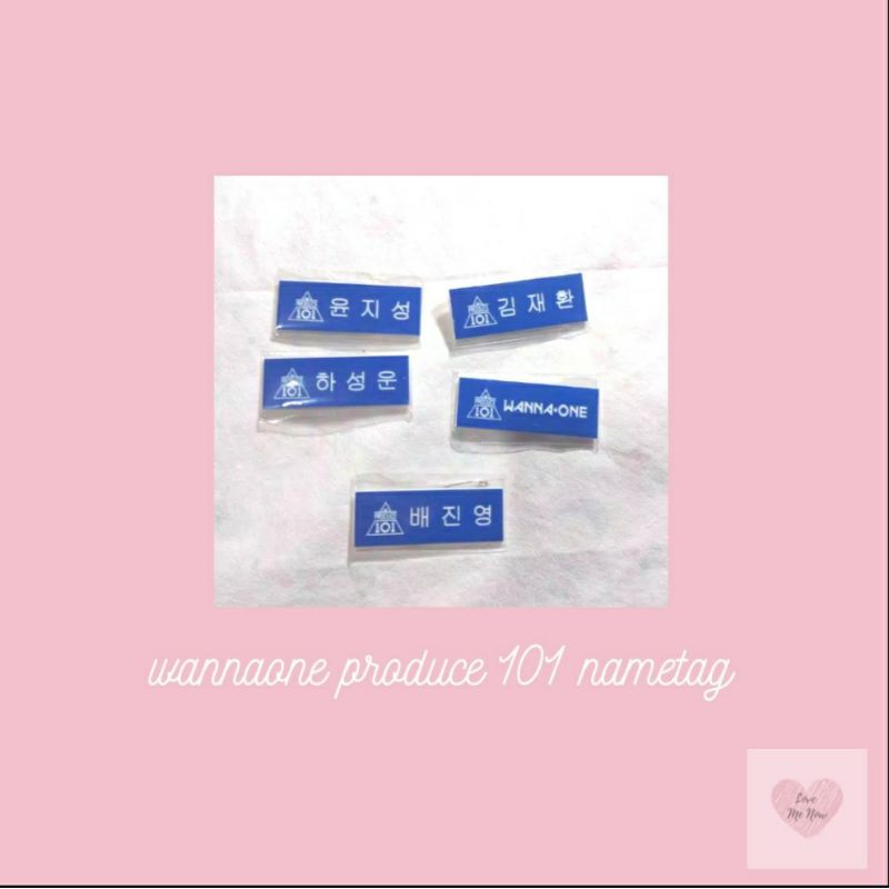 

NAME TAG WANNAONE