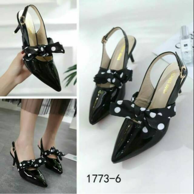 ABBUSHOES F 08-new sepatu higheels wanita 7cm