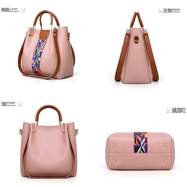 BJ23108 (4IN1) - BLACK/BROWN/GRAY/GREEN/PINK/RED/WHITE - TAS TOTE SLEMPANG TAS WANITA FASHION IMPORT MODIS ELEGAN TERMURAH TERLARIS TERBARU BAGSTORE JAKARTA TAS BATAM BQ3155 ZCJ5542 B3108 LT1691 DC3018 CR7628