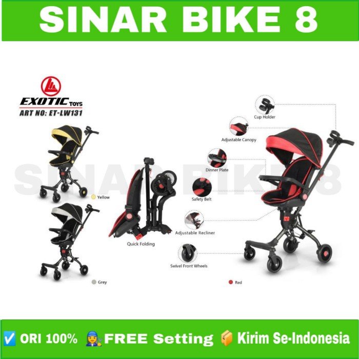 Magic Stroller EXOTIC ET LW 131 Kursi Putar Kereta Dorong Bayi