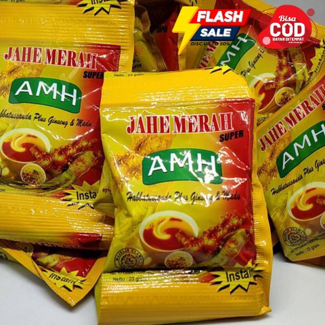 

Jahe Merah Super AMH (1 renteng @12 sachet) SELAMAT BELANJA