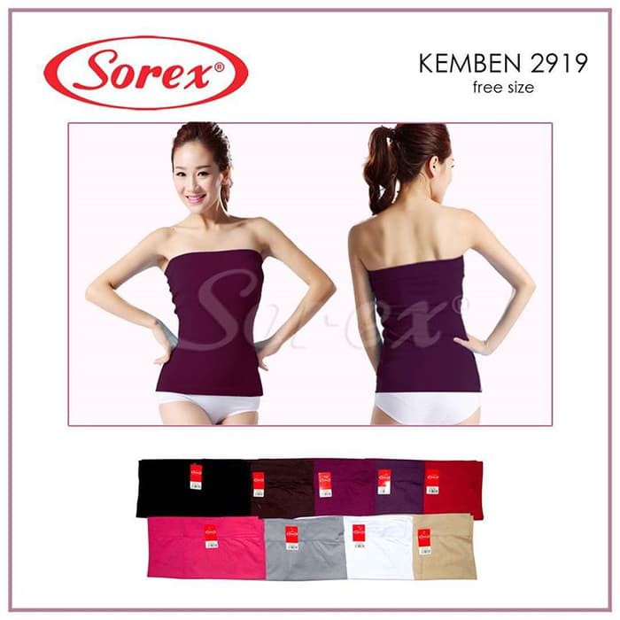 Kemben Sorex Tank top Wanita Rajut Kemben Panjang Polos Sorex 2919
