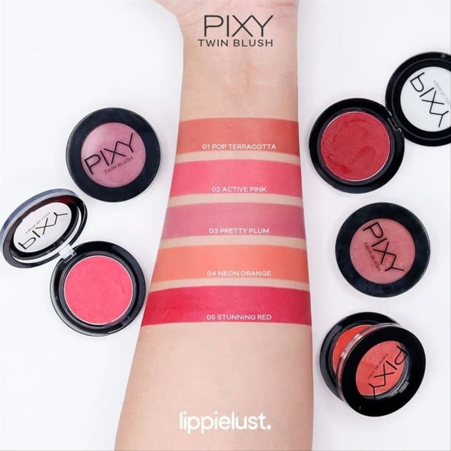 ✨LACIKOSME✨ PIXY LIP CREAM MATTE TWIN BLUSH 2IN1 BLUSHER &amp; LIP COLOR - LIPCREAM MATTE ORIGINAL