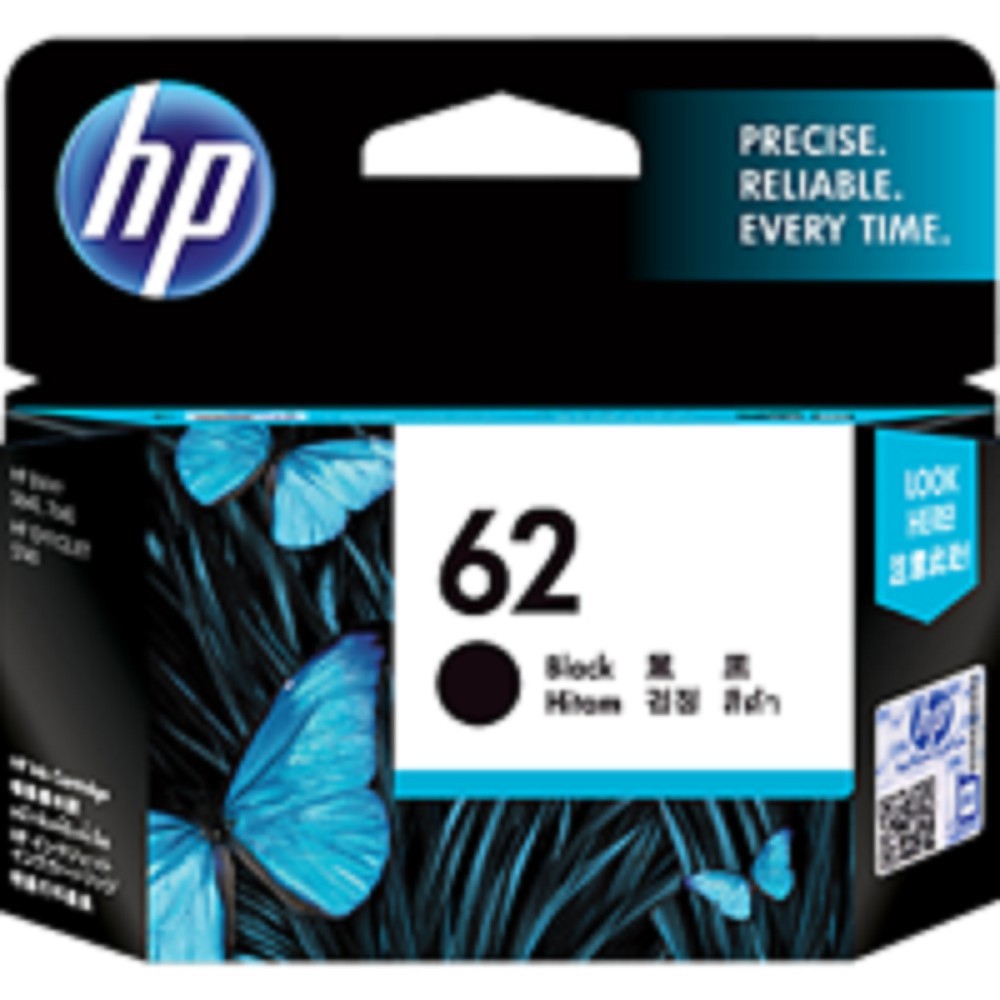 TINTA HP 62 BLACK ORIGINAL