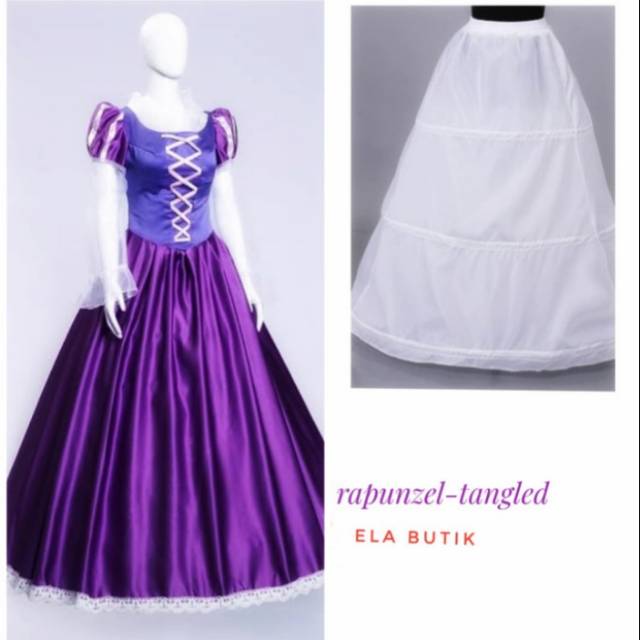 Kostum rapunzel-dewasa-kostum tangled-halloween