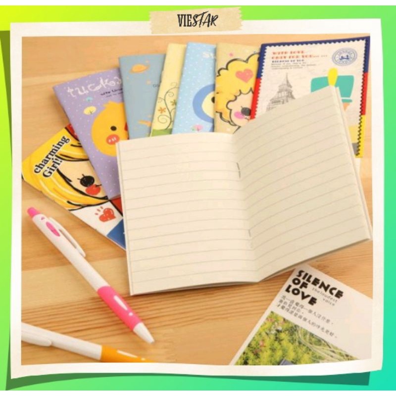 

Buku Tulis Notebook Mini Motif Karakter Diary Alat Tulis Belajar Memo Lucu Peralatan Sekolah Murah