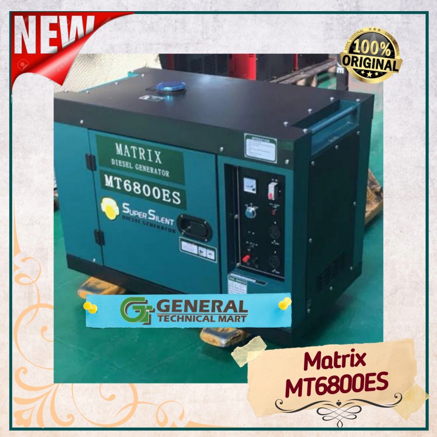 DIESEL GENSET SILENT 5000 watt Generator Listrik SILENT SOLAR 5 KW