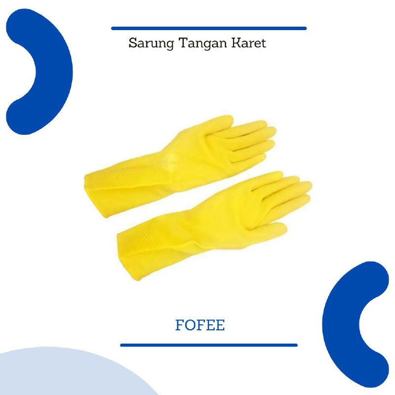 [IMPORT] - Sarung Tangan Karet Cuci Piring Anti Air Rubber Glove Murah