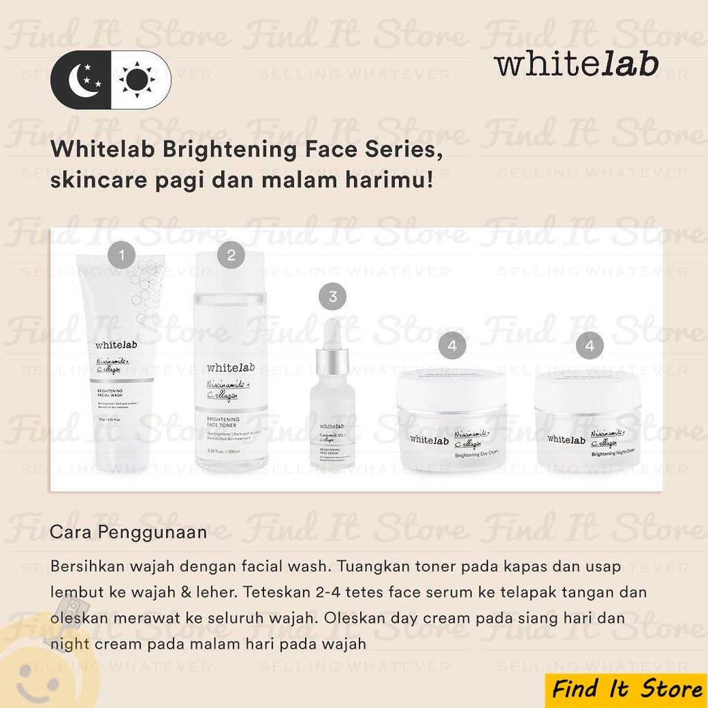 Whitelab Brightening Facial Wash | Toner | Face Body Serum | Day Night Cream | Underarm Cream | Acne | pH-Balanced Facial Cleanser