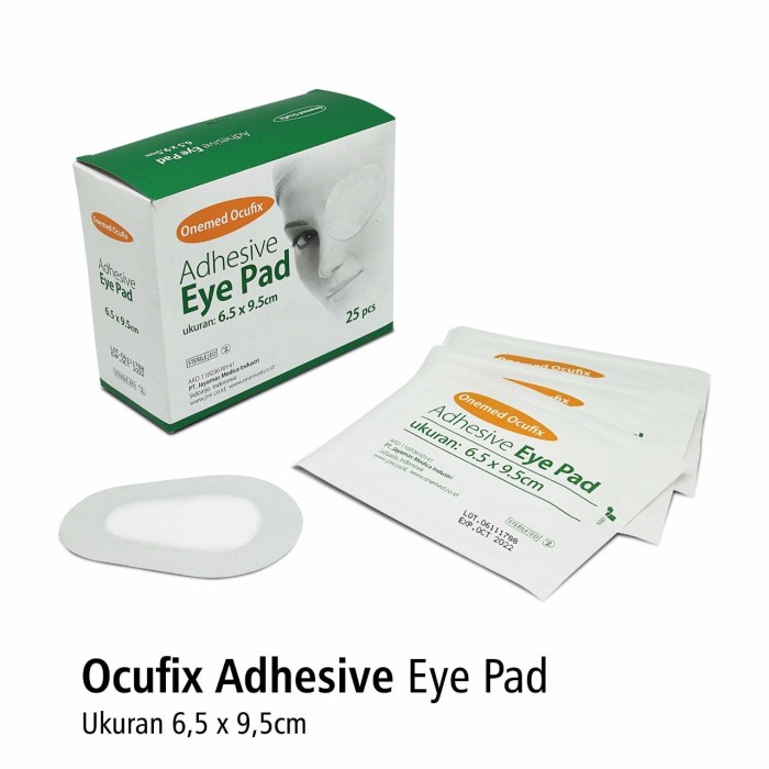 Ocufix Eye Pad 6,5 x 9,5 cm ONEMED OJB