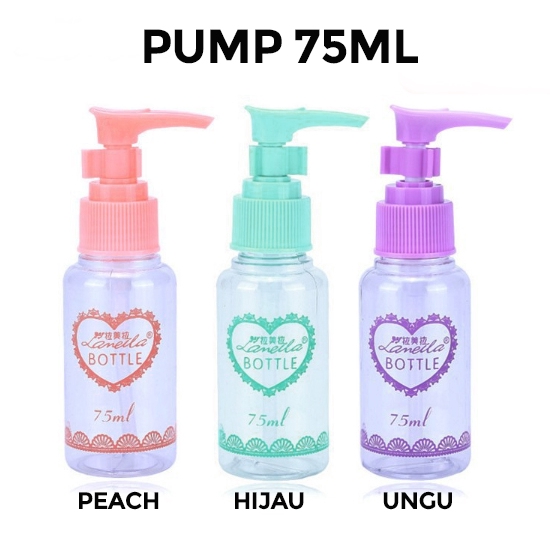 [ Clearance Sale! ] Botol Spray Pump Plastik 20ml 30ml 40ml 50ml 75ml 100ml