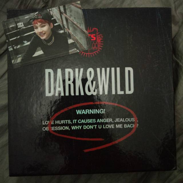 BTS 1st Full Album DARK & WILD + PC Suga & Group