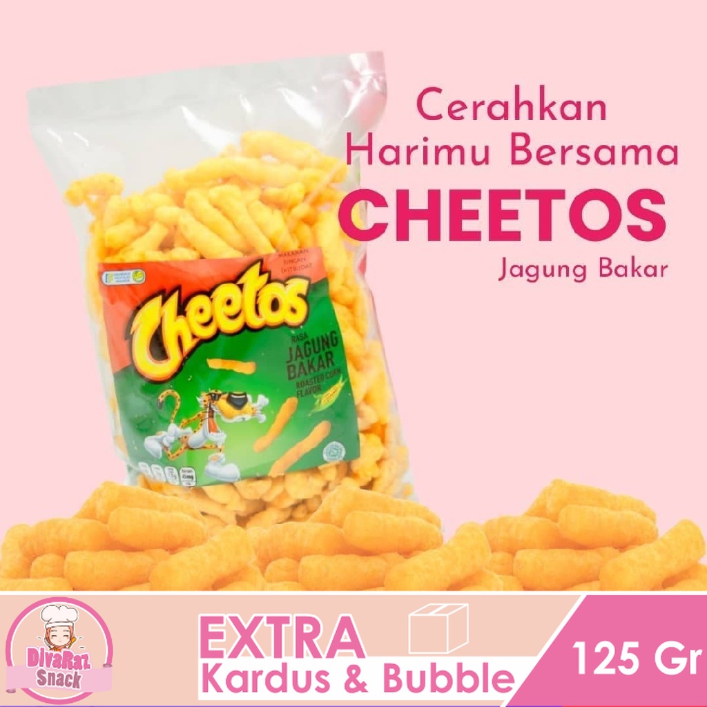 

Jajanan TES Cheetos Jagung Bakar 125gram / Cheetos Balado - Divaraz Snack cemilan camilan