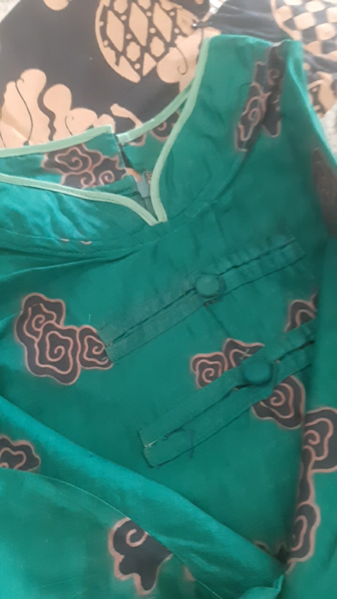 Atasan Tunik Batik Wanita Kembang Kencono Tb0002sb