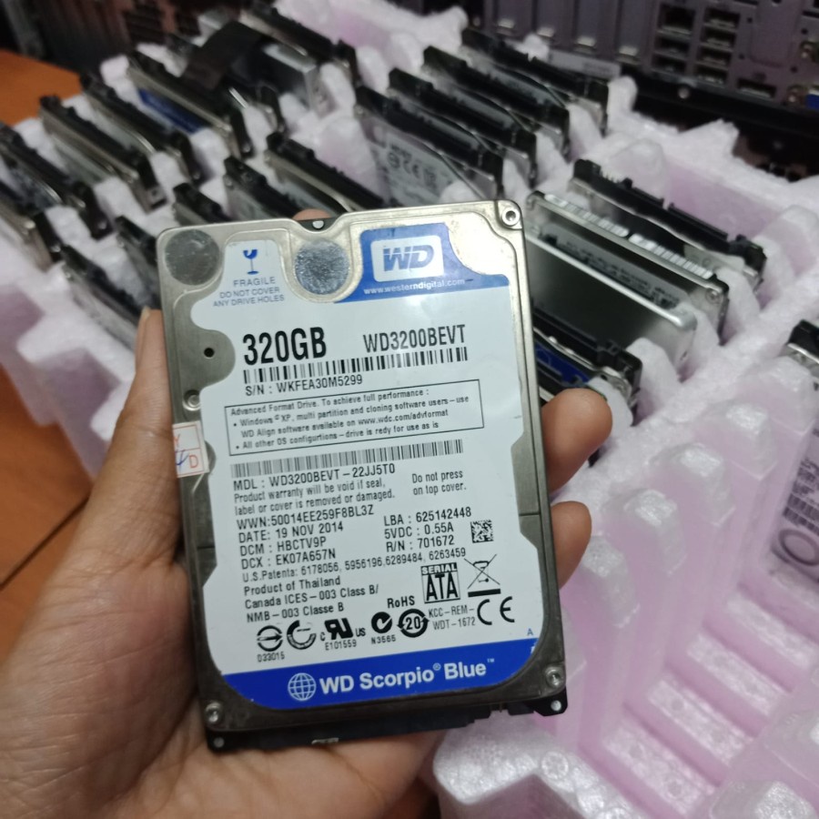 Hardisk laptop/hdd laptop 320gb internal laptop 2,5 inch bergaransi 100 persen sentinel murah meriah