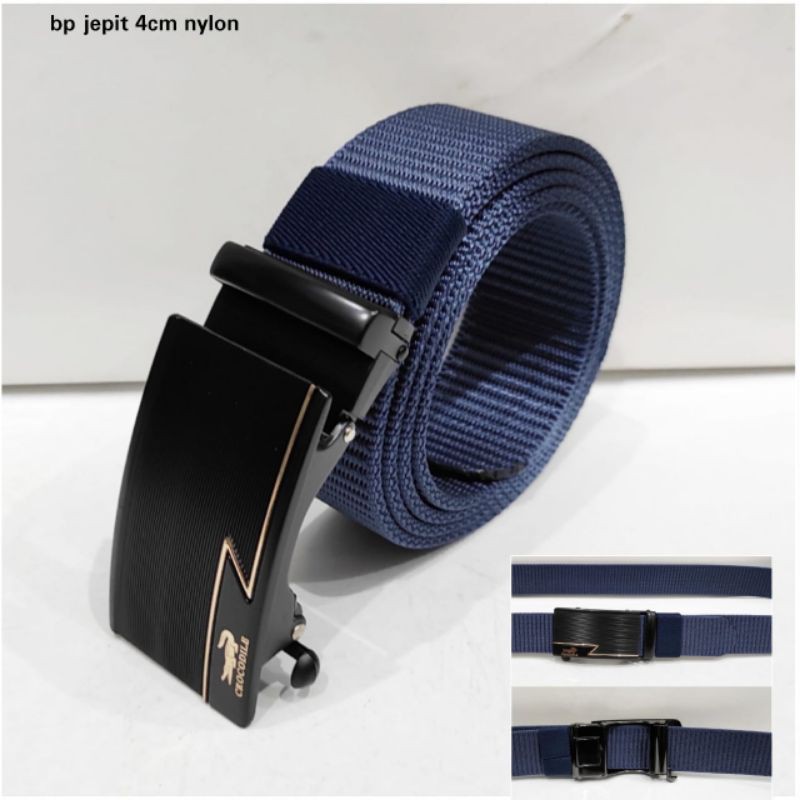 ikat pinggang jepit crocodile men belt gesper import