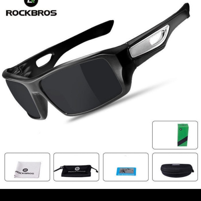 Kacamata Outdoor - Kacamata Polarized Outdoor Sepeda Gowes Rockbros Keren Acc Sepeda
