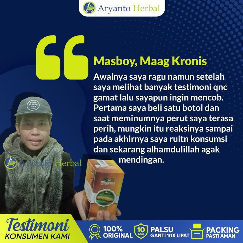 Obat Asam Lambung - Maag Kronis - GERD QnC Jelly Gamat 100% ASLI Di Tangerang-6
