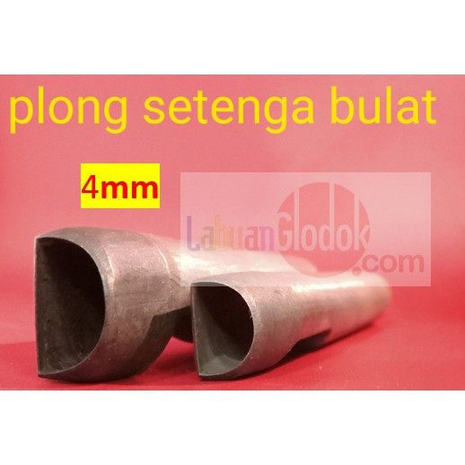 

Plong Kulit bentuk Setengah Bulat 4mm/Plong Setengah Bulat /Pembolong Setengah Bulat 4mm