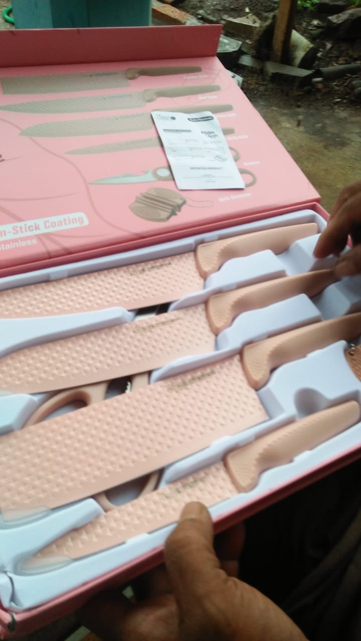 Diamond Knives Set Steincookware / Pisau Set Steincookware