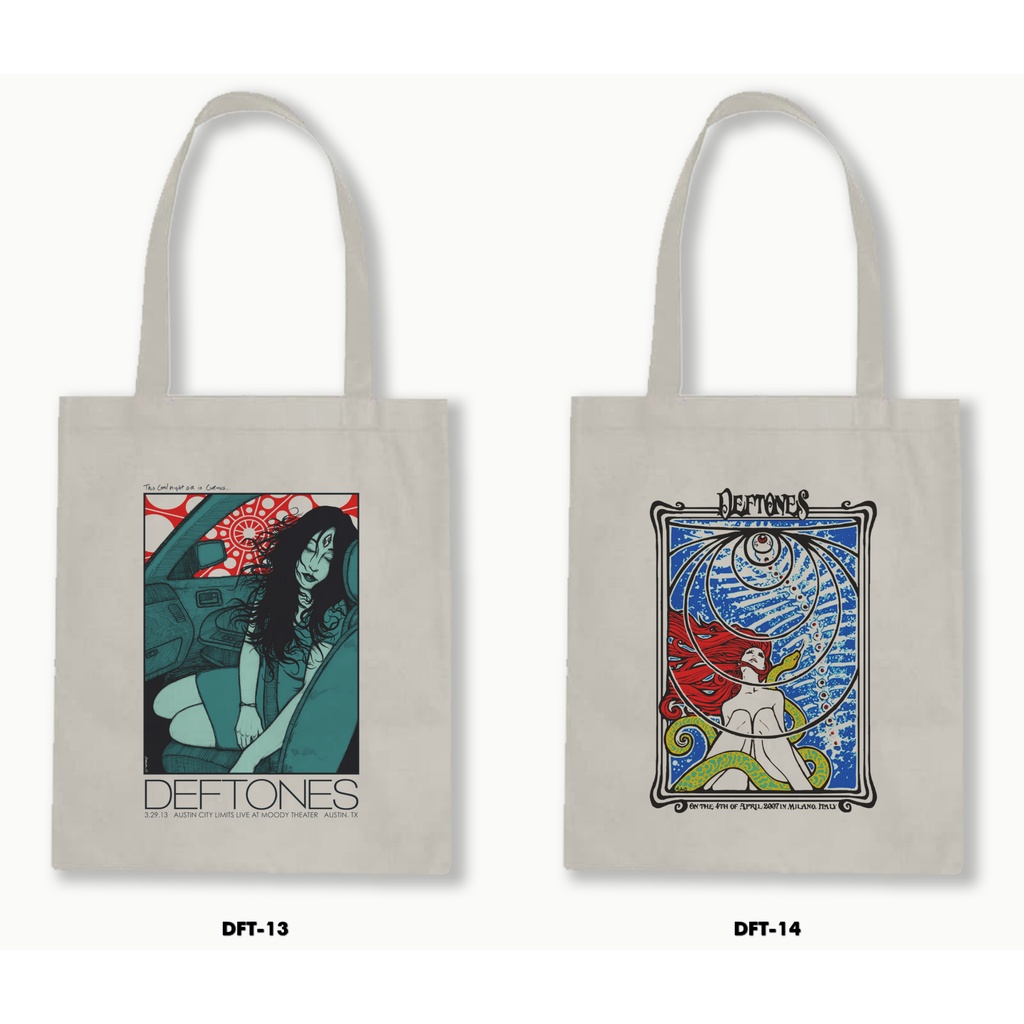 TOTE BAG RESLETING - DEFTONES 01