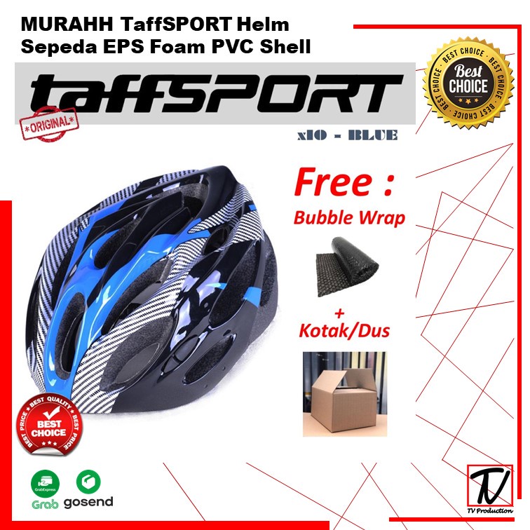 MURAHH Helm Sepeda EPS Foam PVC Shell