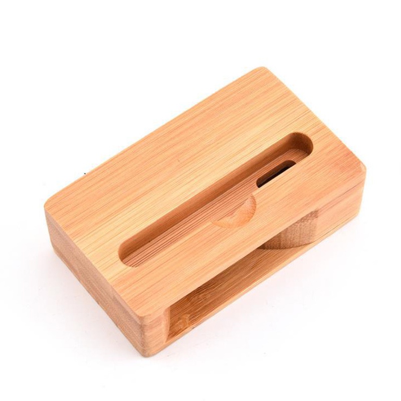 {LUCKID}Phone Sound Amplifier Universal Bamboo Mobile Holder Stand Cellphone Loudspeaker